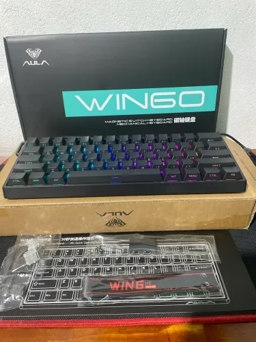 Teclado magnético AULA WIN60 HE LACRADO versão nova