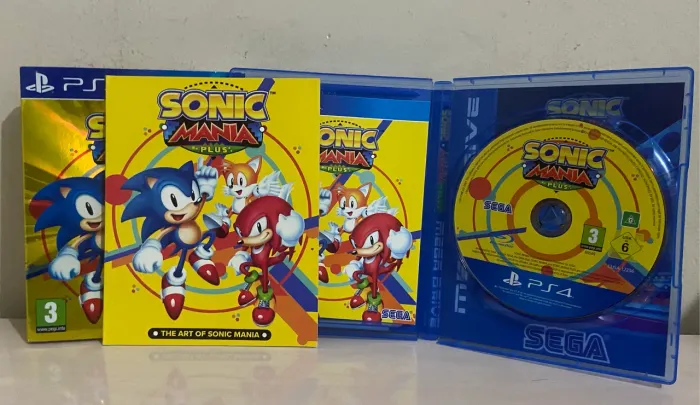 Jogos fisico PS4 Sonic mania Edition 