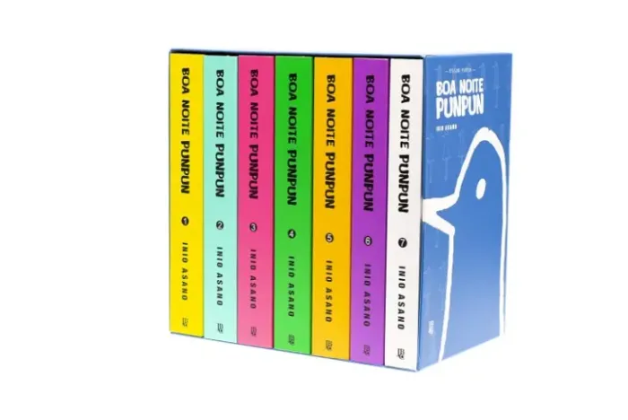 Box Mangá Boa noite Punpun com 7 Volumes - Coleção Completa (Novo e Lacrado)