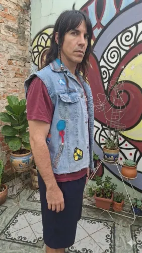 Jaqueta Jeans Customizada Exclusiva - Peça Única Inki Art_ (Preço Promocional)