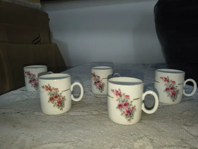 Xícara de café de porcelana marca Renner