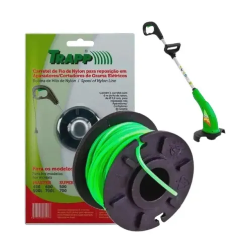 Carretel Fio Nylon Rocadeira Master Super 800-100 Trapp 