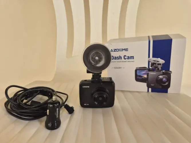 Câmera Veicular Dashcam AZDOME GS63H 4K Ultra HD - GPS Integrado, Wi-Fi e Visão Noturna