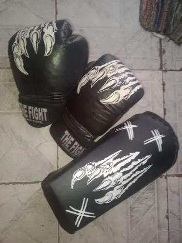 Kit muay Thai Luva+caneleira 