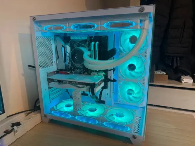 PC Gamer White Setup Completo + Monitor + Periféricos