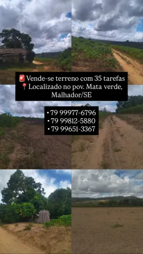 35 tarefas de terra - Malhador/SE
