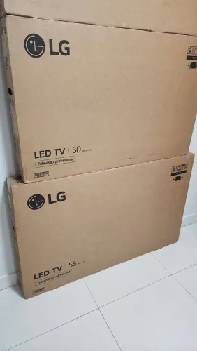 TV LG 55" polegadas UHD Nova lacrada (nunca aberta) + Garantia de fábrica