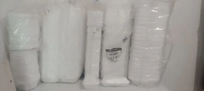 Embalagem isopor Kit delivery