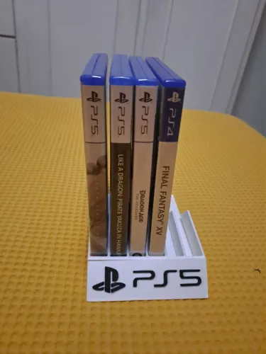 Jogos PS5 + Base expositora 