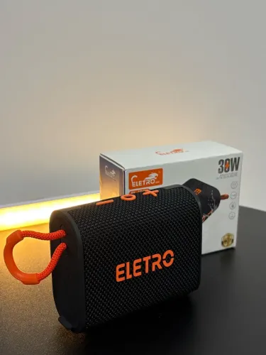 Caixa de som portátil eletro