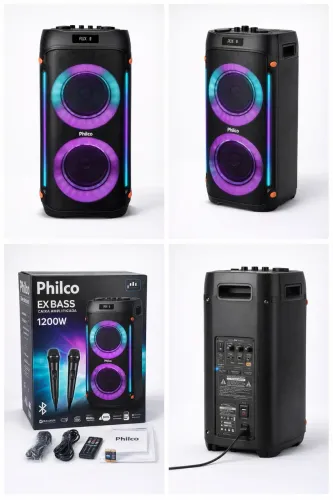 Caixa de Som Philco Ex Bass 1200W 