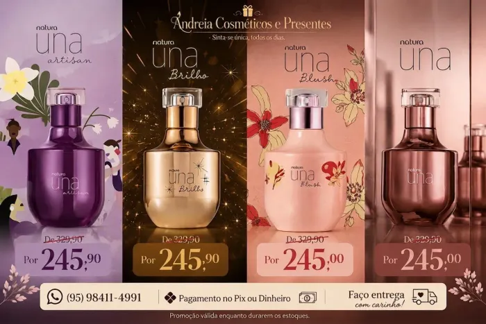 Natura Deo Parfum Una feminino 75ml