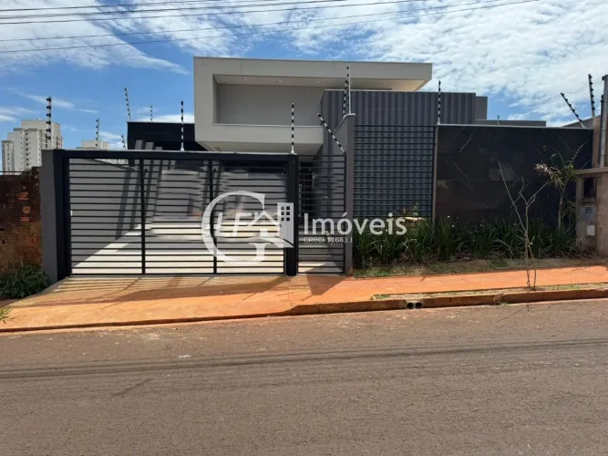 Casa à venda em Campo Grande-MS, bairro Rita Vieira: 2 quartos, 2 suítes, 1 sala, 5 banhei