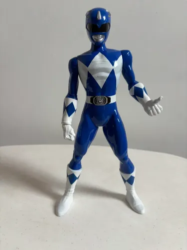 Boneco Original Mighty Morphin Power Rangers Azul Hasbro