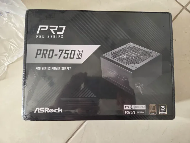 VENDO FONTE ASROCK PRO 750W