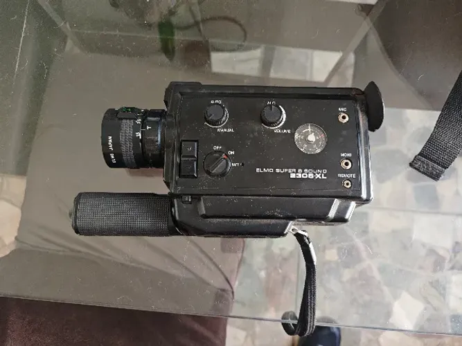 Filmadora Elmo Super 8 Sound - Vintage 8mm Japonesa