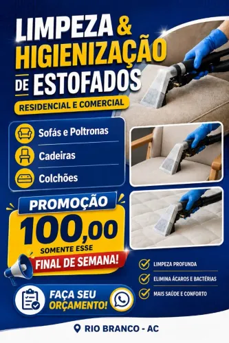 Higienizaçao de sofá