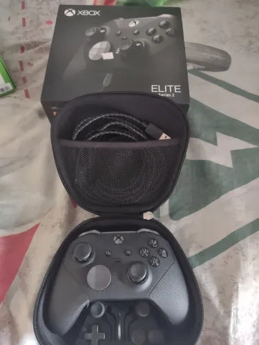 CONTROLE XBOX ELITE 2 COMPLETO POUCO USADO