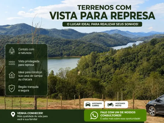 Lote com Vista e Acesso! Pronto para Construir! Lote na Estrada Principal!
