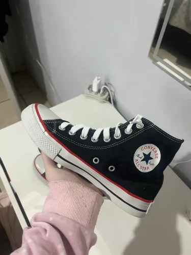 All Star preto cano alto original