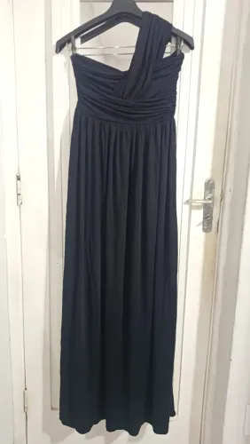 Vestido longo preto