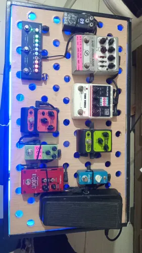 Pedais com Pedalboard e Bag