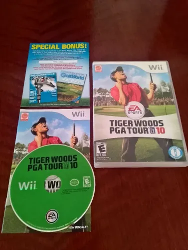Tiger Woods PGA Tour 10 Nintendo Wii Original