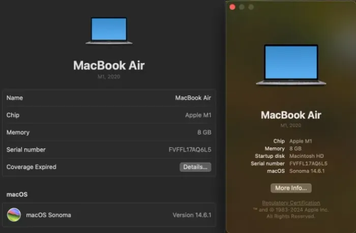 macbook air 13 - 2020