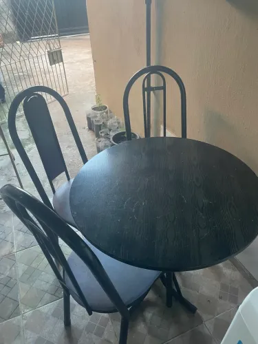 Mesa de Jantar - Mármore Redonda 