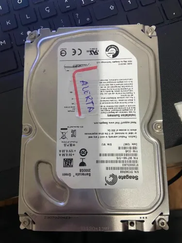 HD 2Tb 3,5' com alerta