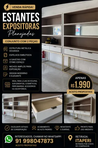 Estantes expositores