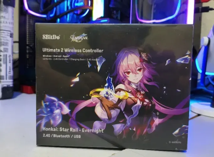 8BitDo Ultimate 2 - Edição Honkai: Star Rail (Evernight)