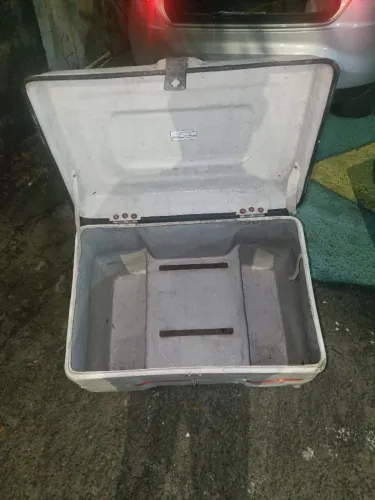 VENDO BAÚ 160L SHOPP MERCADOLIVRE