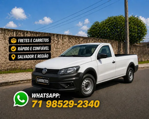 CARRETO EM TODO SALVADOR, REGIÃO METROPOLITANA, PEQUENAS VIAGEM