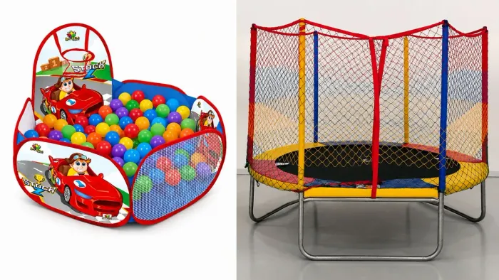 Cama elástica pula-pula + piscina de bolinhas 
