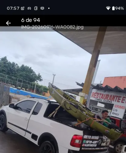 Caique robalo pra pesca com a cadeira,remo, tampa de especao,todo completo pronto pra usar