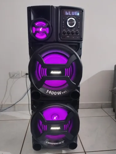 Caixa de som Amvox 1.400w