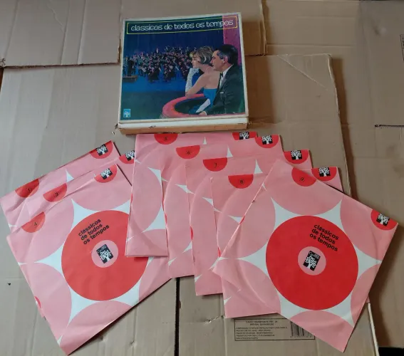 Vd Box de Discos de Vinil Músicas Clássica 