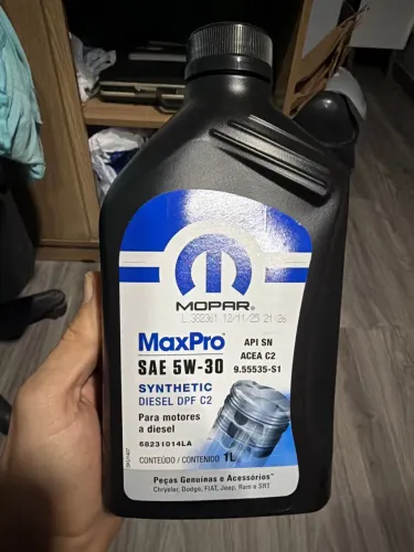 Óleo de motor disel. Mopar