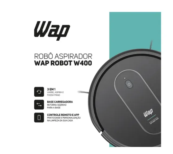 Aspirador de Pó Robô ROBOT W400 3