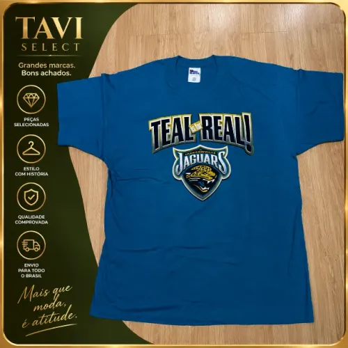 Camiseta Jacksonville Jaguars da marca Pro Player, tamanho GG