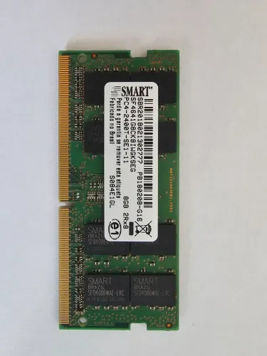 Memória RAM SMART 8 GB DDR4 2400 MHz SO-DIMM para notebook.
