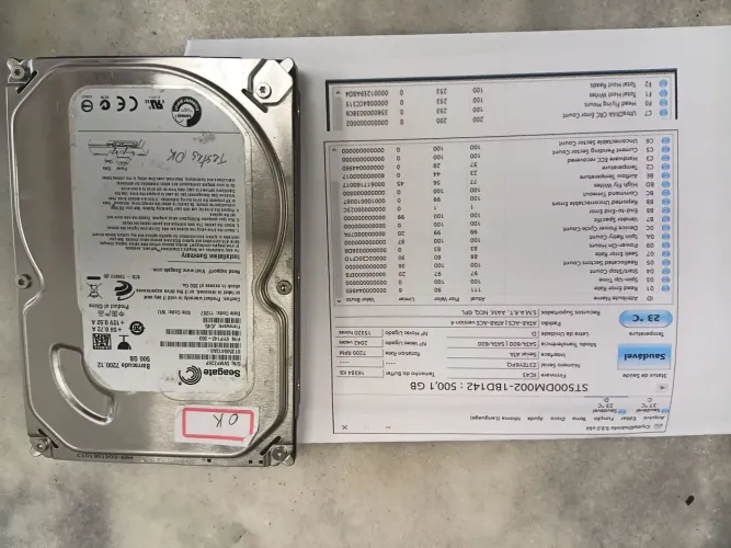 Hd seagate 500 gigas