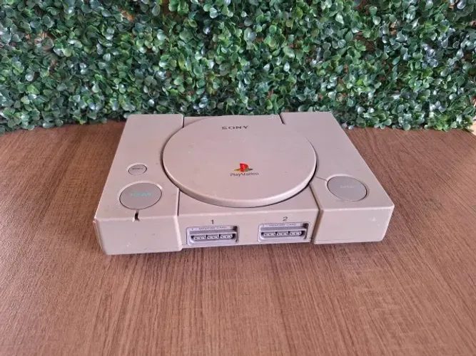 Playstation 1 fat somente o console funcionando leitor ruim
