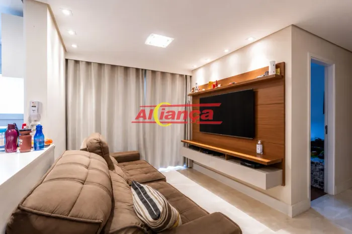 Apartamento - 68m² - Varanda Gourmet e 1 vaga - Jd. Flor da Montanha - Guarulhos