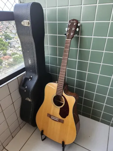 Violão Fender CD-140 SCE Nat com Case