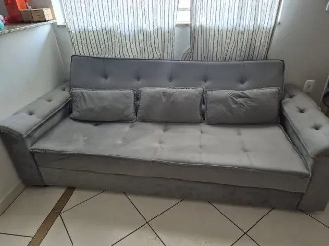 Sofá retrátil dois lugares