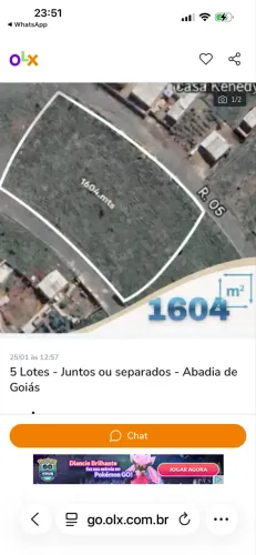 Lotes residencial Itaipu 2 abadia de Goiás