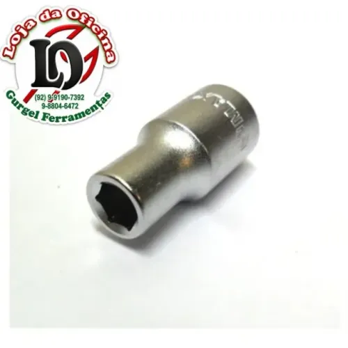 Soquete sextavado 4mm encaixe 1/4 - Hammer-JSS40004