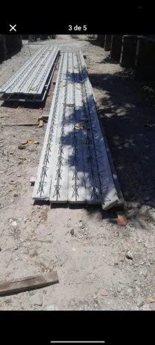 Laje trilho e telas calulas